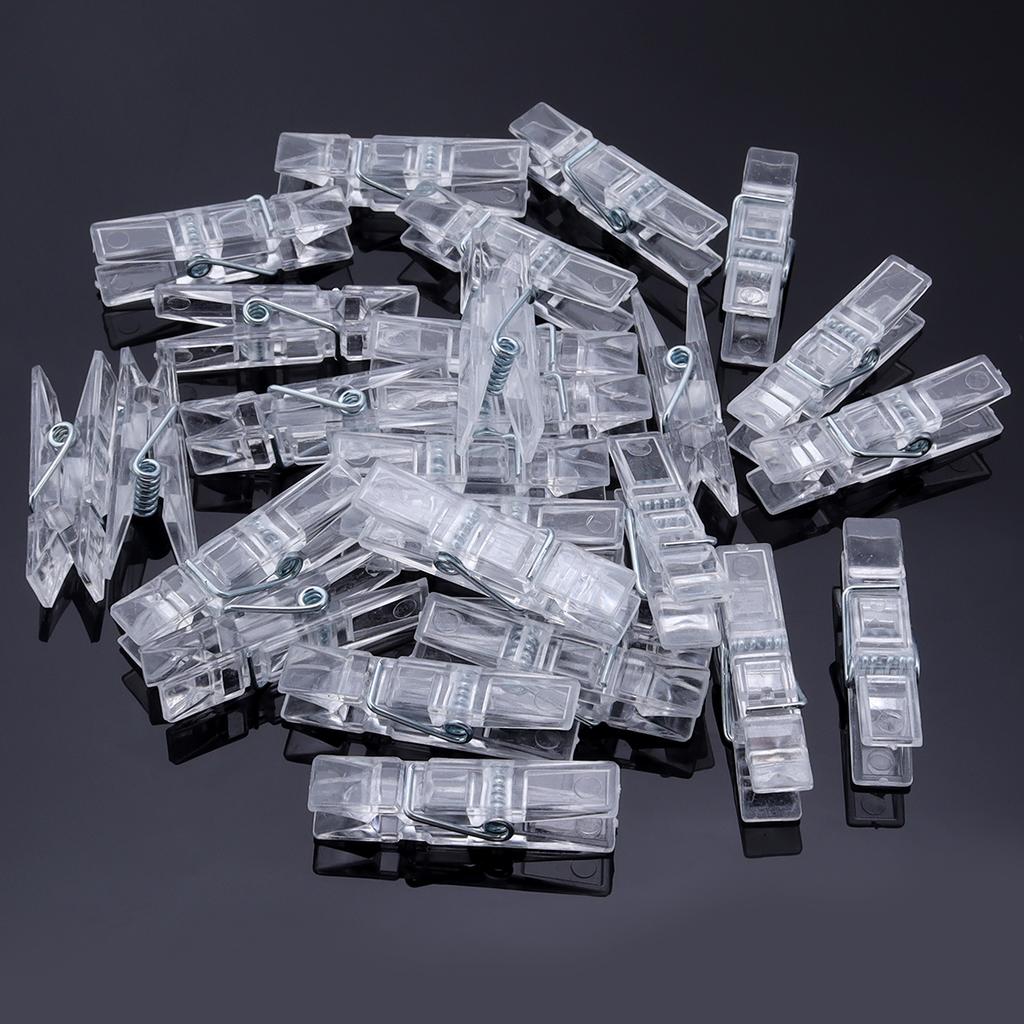 20pcs Colorful Plastic Sewing Clip Mini Photo Clips Spring Hanging Clip Pegs For DIY Wedding Party Wall Home Decor Photo Clamps