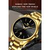 Men's Watch Brand Light Luxury Stainless Steel Calendar Waterproof Men's Business Leisure Fashion Quartz Watch