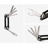 Universals Cycling Tool Carbon Steel Construction Completes Bike Repair Tool for Easy Maintenances
