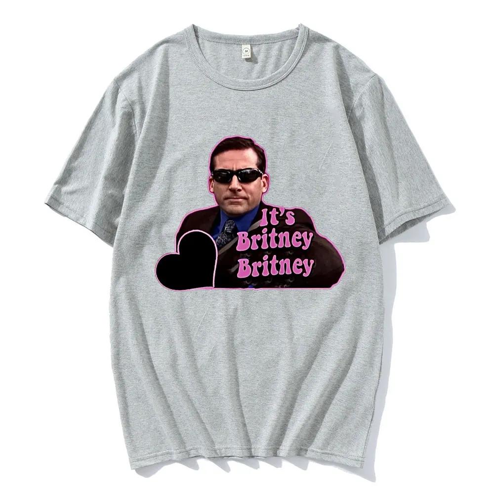 Michael Scott Saygı Gösterisi The Office Erkek Tişörtleri TV Dizisi Dwight SchruteJim Halpert Britney'nin Tişörtü Sokak Giyimi Unisex