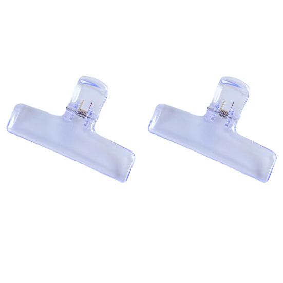 

2Pcs Clear Acrylic Binder Clips with Strong Grip Colorful Paper Clips for Office School Home Reusable Binder Clips for Organizing Documents Photos озеро синий