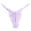 Sheer Stretch Crotch Sexy La Made In Available In 2 M and Purple [La Pomme] T-back Shorts, Lace, Crack, Perforated, T-back Lingerie, Pomme, Japan,