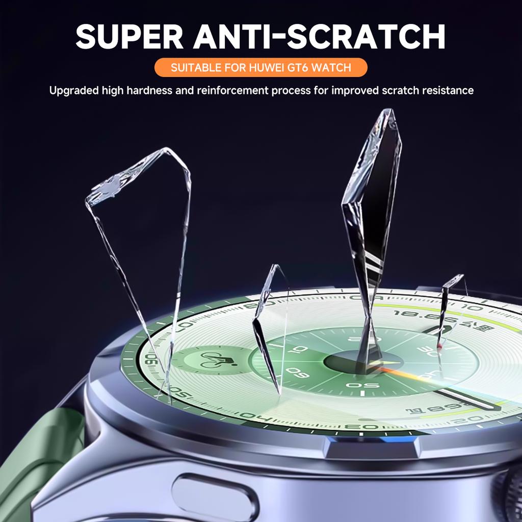 Hydrogel Film for Huawei Watch GT 6 Pro 41mm 46mm Screen Protector, for GT6 HD Full Coverage Soft Protective Film Accessories