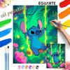 Stitch Digital Oil Painting Art Kit Hand Filled Home Decor
