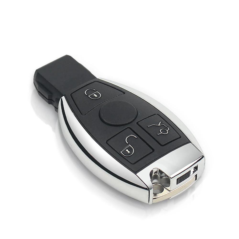 KEYYOU שלט חכם למפתח רכב עבור מרצדס בנץ A B S E Class תומך שבבי BGA ו-NEC 315/433.92MHz 2/3 כפתורים