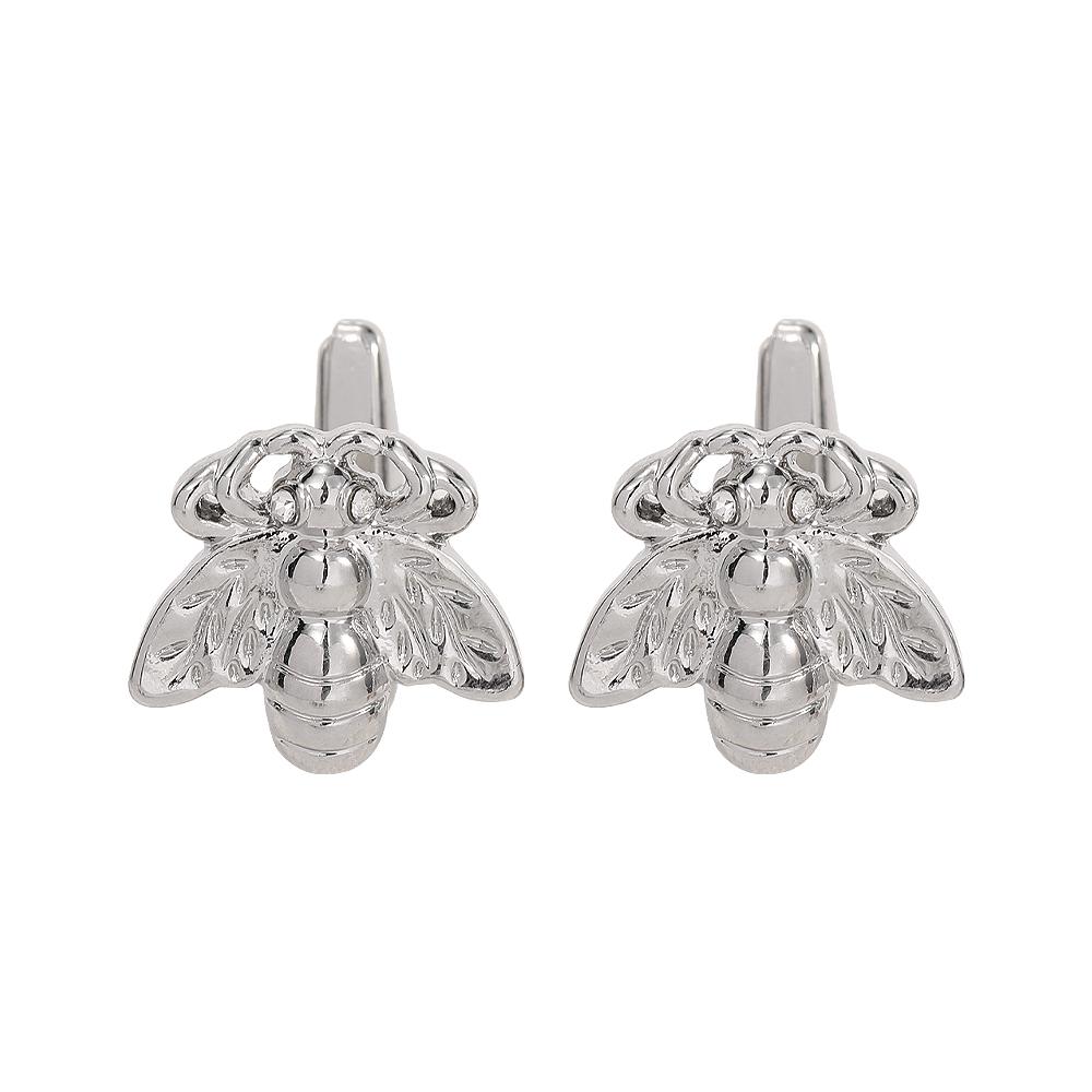 Proud to Bee Collection Cufflinks Ancient Silver Gold Colors Insect Gemelos For Man Boys Shirt Suit Jewelry Accessories