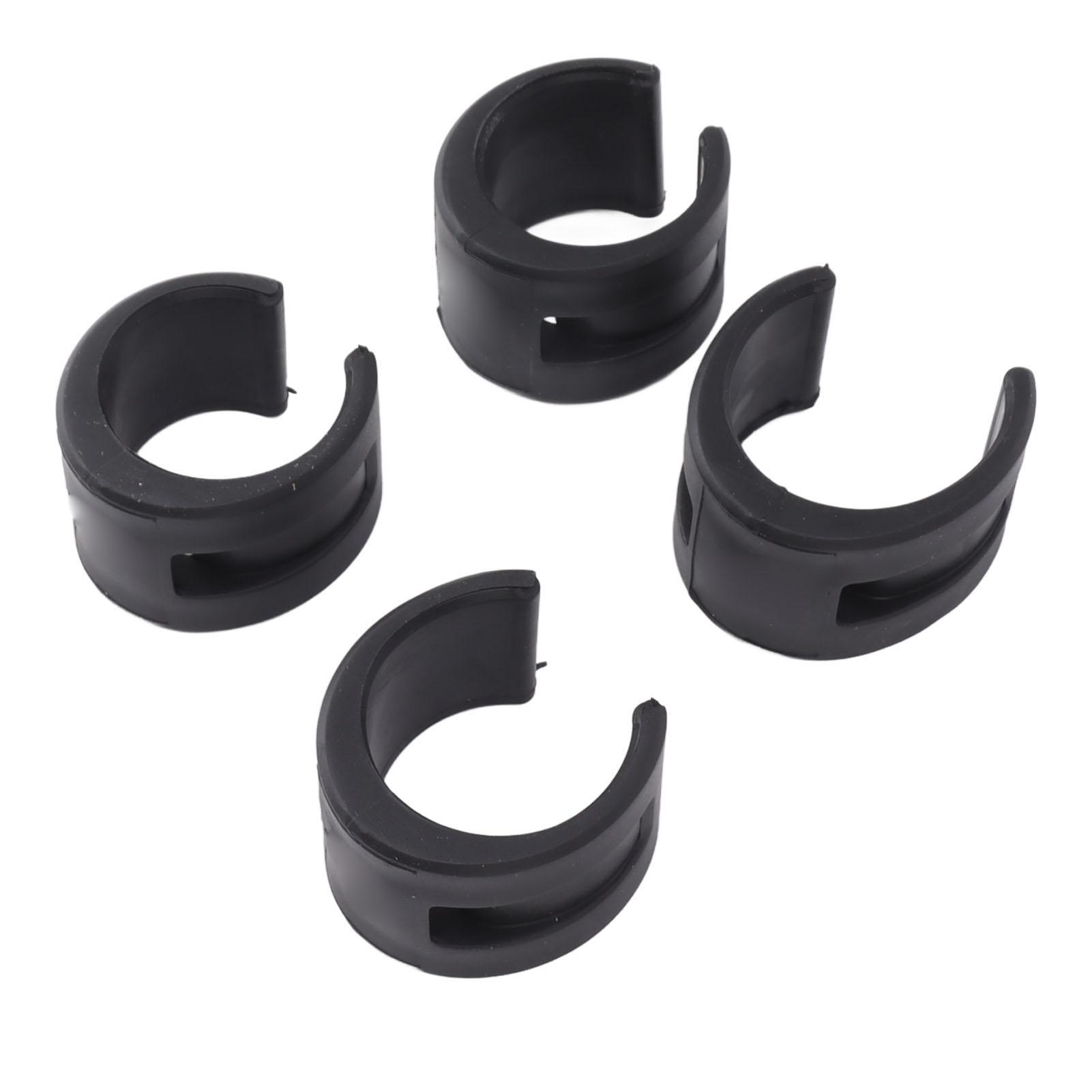 

4 шт. Защита пера рамы велосипеда Защита рамы велосипеда Защитная накладка Кольцо резиновой защиты от столкновений