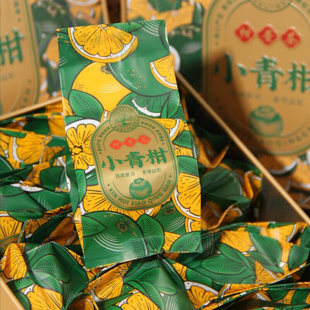 Authentic Mini Qinggan Pu'er - Aged Citrus Peel Tea, Boxed