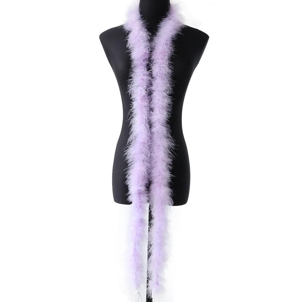 2Meters Baby Pink Marabou Feather Boa Turkey Feathers Ribbon Shawl For Wedding Dress Making Decoration Plumes Crafts