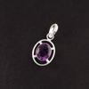 African Amethyst Stone Sterling Silver Anniversary Gift Engagement Boho Pendant PP-6-4