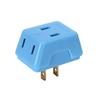 Mehrere Länder Reiseadapter mit 3 AC-Steckdosen Stromstecker-Erweiterung für Homeoffice und internationale Reisen