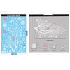 Snowflake Scene Christmas Window Stickers: Holiday Atmosphere Glass Decor
