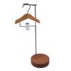Nail Art Color Card Display Stand Hanger Wood Stainless Steel Nails Colors Sample Display Stand Walnut Color