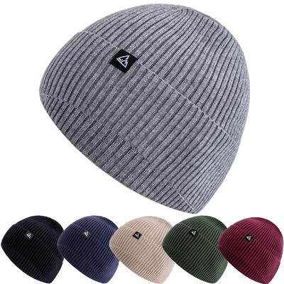 Nuovo Stile Unisex Autunno/Inverno Berretto Etichetta Vetta Montagna Alta Elasticità Cappelli Lavorati a Maglia Per Uomo Donna Sport All'Aria Aperta Cappelli da Sci
