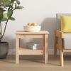  Coffee Table, 45x45x40 Cm, Solid Pine Wood