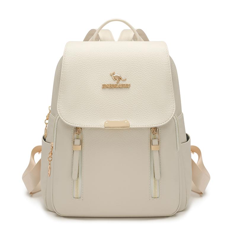PU Rucksack Damen Mehrschichtiger Reißverschluss Rucksack