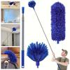 Versatile Retractable Bendable Duster Set Extendable Pole For Ceiling Cleaning Dust Removal Washable Household Cleaning Tool