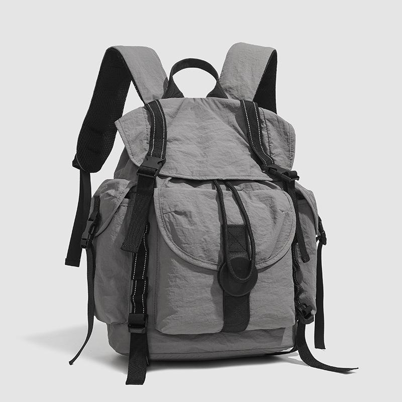 Schoolbag Large Capacity Sports Travel Backpack Women's Anti-splashing Nylon Hiking Backpack Lightweight Multifunctional Outdoor Hiking Bag