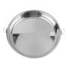 Stainless Steel Tray for Pizza and Grill with Handle Supports Even Heat Distribution Suitable for Cooking Baking and Serving