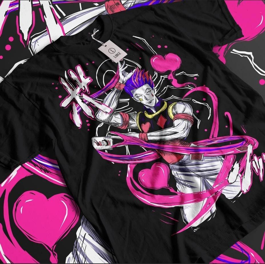Hisoka Hunter x Hunter Tshirt Gon Killua Neferpitou Anime Unisexga Shirt All Size S
