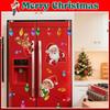 Christmas Reflective Light Bulb Magnetic Stickers - Festive Car and Refrigerator Set