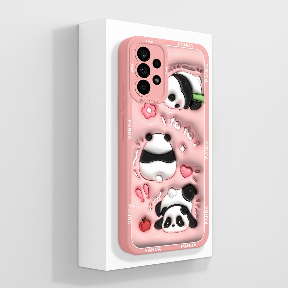 Fun Case For Samsung A73 Aesthetic Soft Liquid Silicone Funda For Samsung Galaxy A73 5G Phone Back Cover With Camera Protection