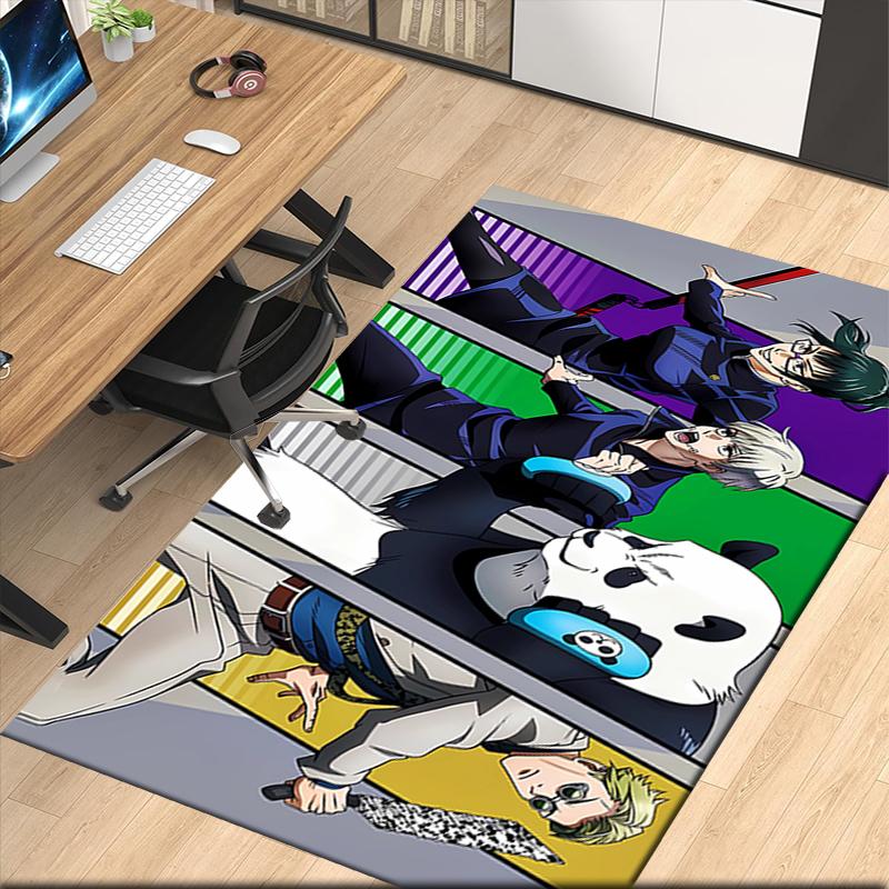 Jujutsu Kaisen Printed Carpet, for Office Chair Living Room Bedroom Kitchen Room Decor Gifts.
