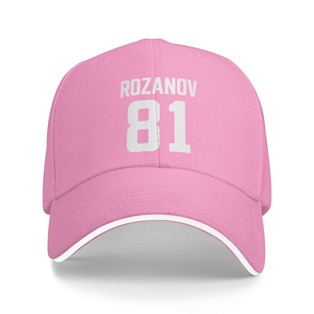 Baseball Cap Rozanov Number 81 Outfit Unisex Women Baseball Caps Heated Rivalry Hat Casual Running Golf Adjustable Fit Sun Cap