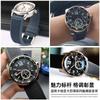 For Cartier Calibre London Tank Strap W7100056/WSCA0006W7100037/W7100041/7100015 Man Fluoro Rubber Silicone Watchband 23mm 24mm