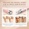 Epilator for Women, 2-in-1 Facial Hair Removal Epilator, Painless Designed Hair Remover with Built-in LED Light for Precision, Smooth Glide Hair