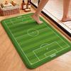Green Soccer Field Indoor Rug Soft Nonslip Carpet For Living Room Play Area Hallway Home Party Decor Valentine'S Day Gift