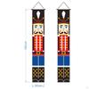 Couplet Porch Sign Nutcracker Curtain Hanging Door for Garden Party Garage