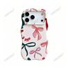 Korean Color Bow Mobile Phone Case iPhone15pm Wave Double-layer Film Case Apple 17 Women's Protective Case