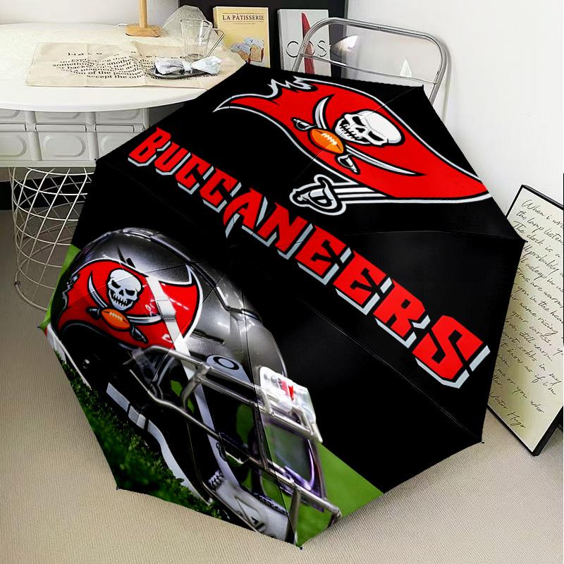 Tampa Bay Buccaneers Helmet Umbrella Folding umbrella, automatic umbrella 8-Frame for Travel, camping Use Gift for Halloween Christmas