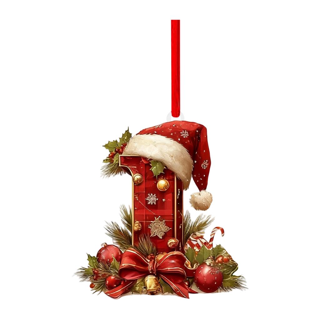 26 Letter,Christmas,Ornaments,Acrylic,1
