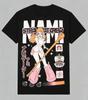 One Piece Cat Burglar Nami Unisex T-shirt 2026 Summer New Popular Anime Print American Casual Parent-child Short Sleeved Shirt