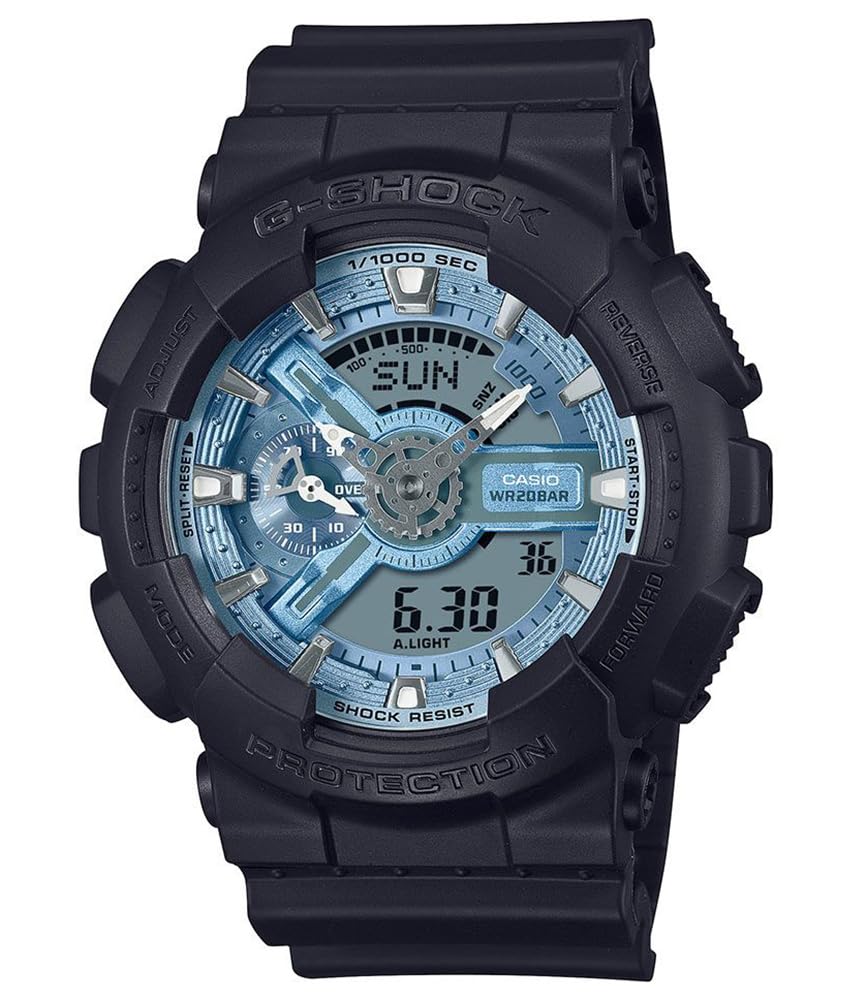 Casio Watch Black GA-110CD-1A2ER GA-110CD-1A2ER, Black, GA-110CD-1A2ER.