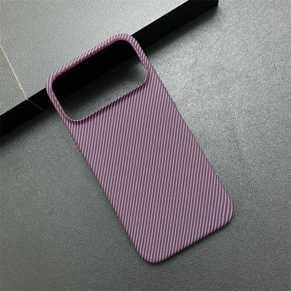 Carbon Fiber Plastic UltraThin Armor Case For iPhone 17 16 15 14 Plus 13 12 11 Pro Max Shockproof Protect Hard Cool Cover