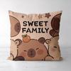 Cute Kapibara Capybara Cartoon Two-dimensional Pillowcase Children's Bedroom Sofa Cushion Cover Nap Pillow Cover