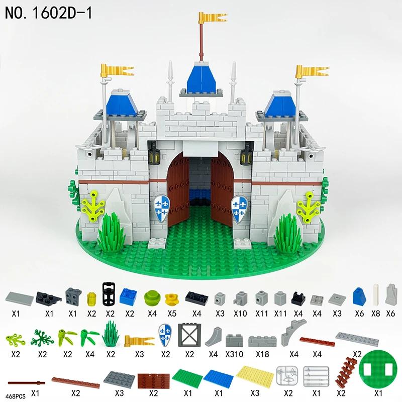 Middle Century Castle Military Fortress Moc Scene Accessories Building Blocks Bricks Toys Gifts