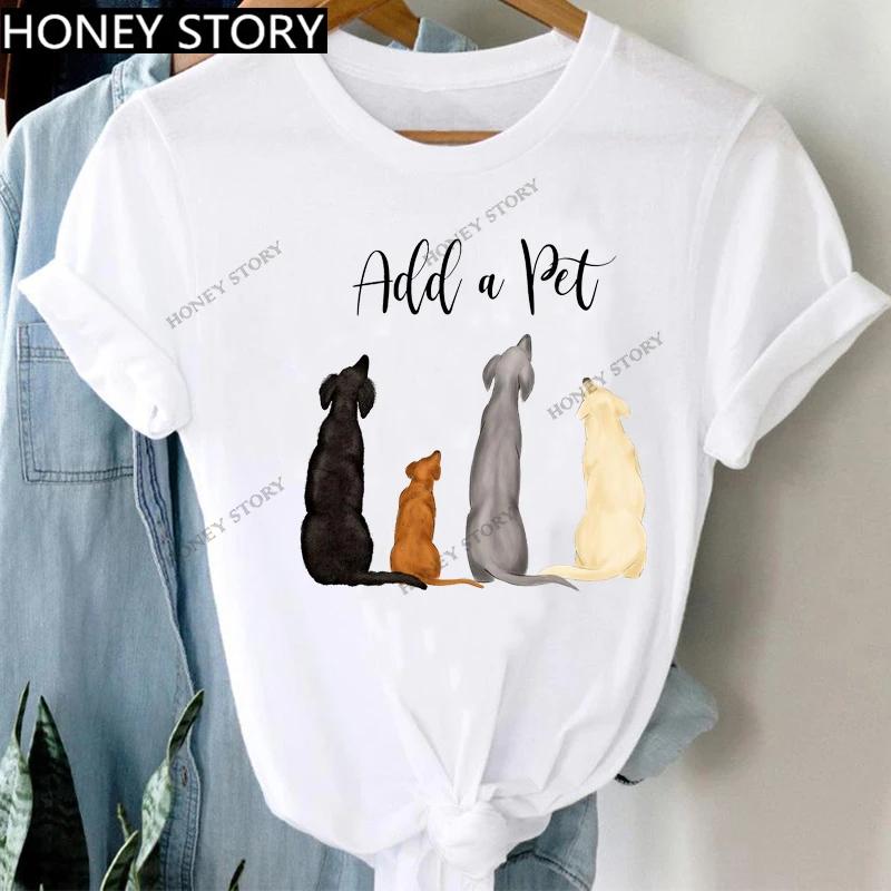 Women's Animal Panda Alpaca Print Loose T-shirt Aesthetic Graphic Top Summer Fashion Polyester Fabric Student Base Layer Shirt