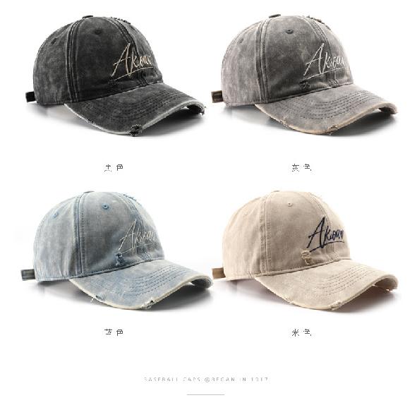 Women's hat with letter embroidery, baseball cap, outdoor men's travel sports sun hat, duckbill cap