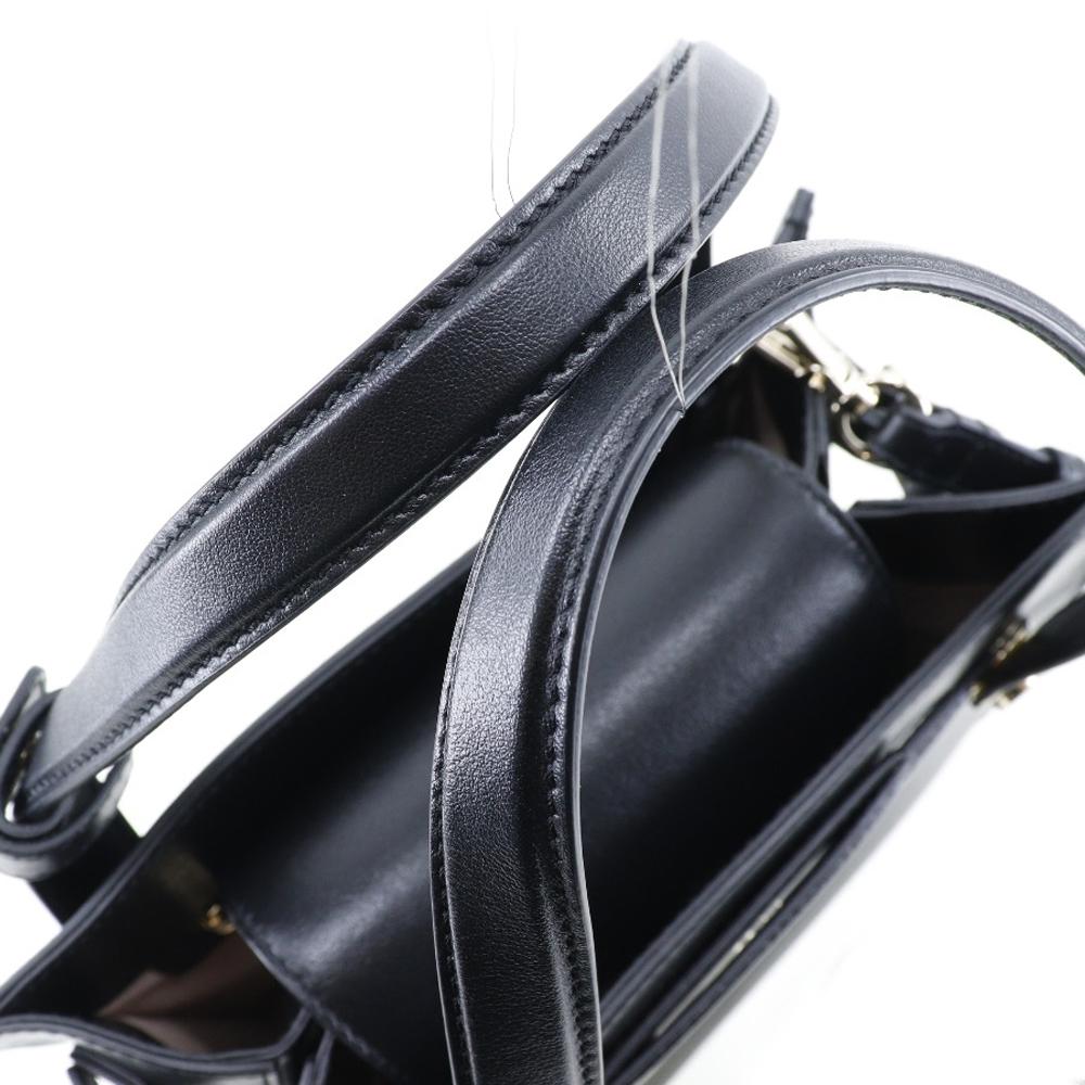 Roger Vivier 2WAY Handbag Black Calfskin Women Used