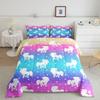 Erosebridal Police Car Comforter Sets Twin Size,Policeman Vehicle Bedding Set for Kids Boys Children,Red Blue Cop Lights Down Comforter Geom