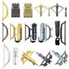 100 Stück MOC Mittelalterliche Ritter Waffen Rom Krieger Soldat Pfeil und Bogen Bausteine DIY Ziegel Zubehör Spielzeug Für Kind Geschenke
