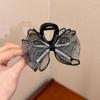 Korean Mesh Bows Hairpin Temperament Women Hair Claw Clips Princess Headdress Elegant Grab Clip Fashion Girls Hair Accessories