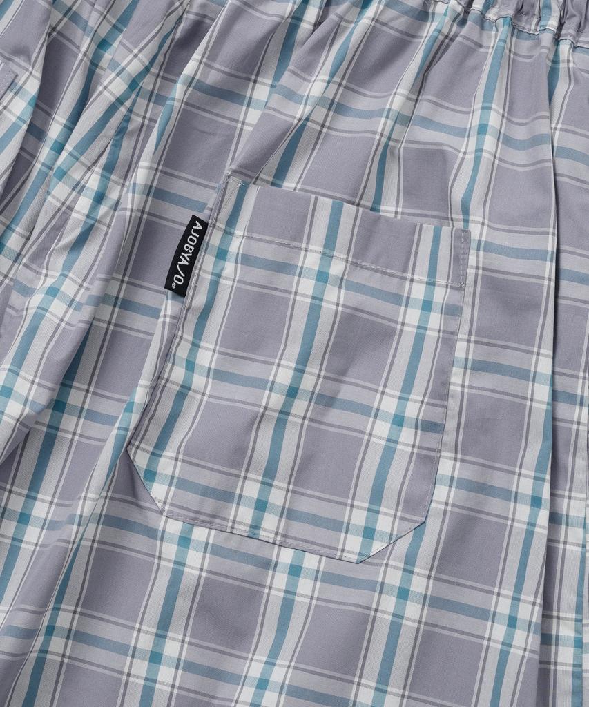 AJOBYAJO Check Shorts [Grey]