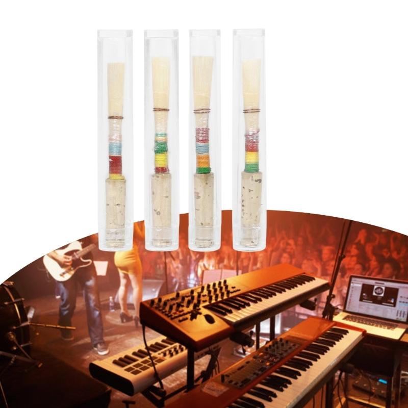 Oboe Reed Medium Soft Oboe Reed Handmade Oboe Reed for Beginners Wind Instrument Parts with Clear Plastic Storage Box