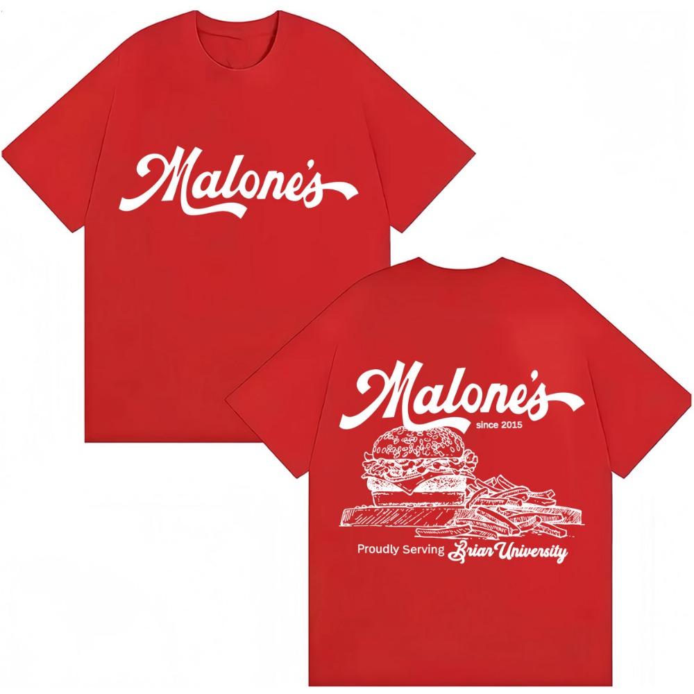 Off-campus Marlon's Briar University Bar and Burge T-shirt Men's and Women's Hockey T-shirt Oversized Fan T-shirt Streetwear
