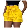 Pantaloncini Moda Donna Estate Sexy Tasca Gamba Larga Pantaloncini Casual